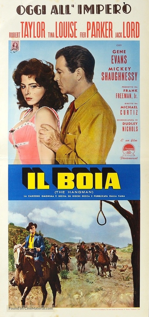 The Hangman - Italian Movie Poster