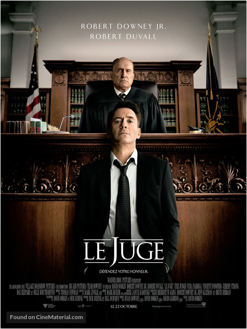 The Judge - French Movie Poster