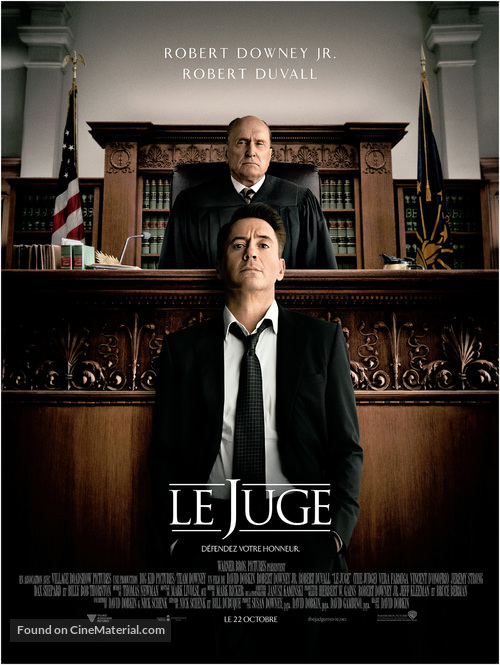 The Judge - French Movie Poster