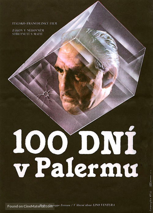 Cento giorni a Palermo - Czech Movie Poster