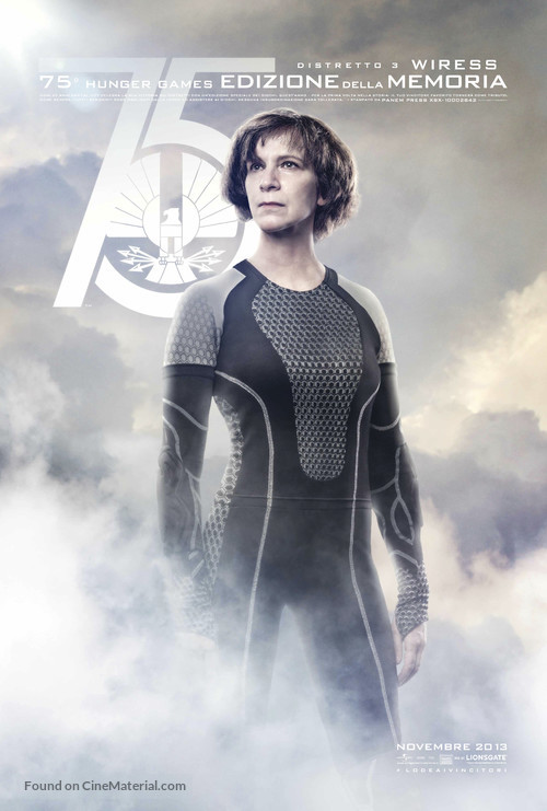 The Hunger Games: Catching Fire - Italian Movie Poster