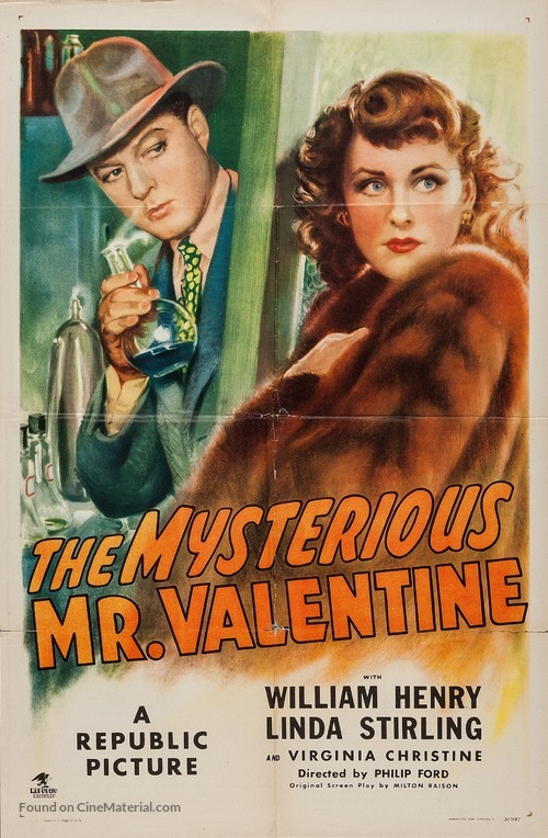 The Mysterious Mr. Valentine - Movie Poster