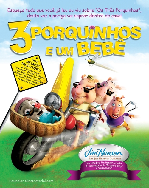 Unstable Fables: 3 Pigs &amp; a Baby - Brazilian Movie Poster