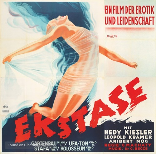 Ekstase - German Movie Poster