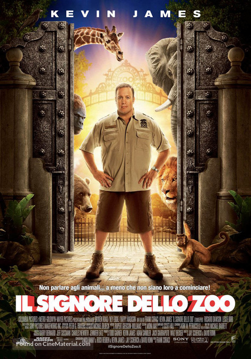 The Zookeeper - Italian Movie Poster