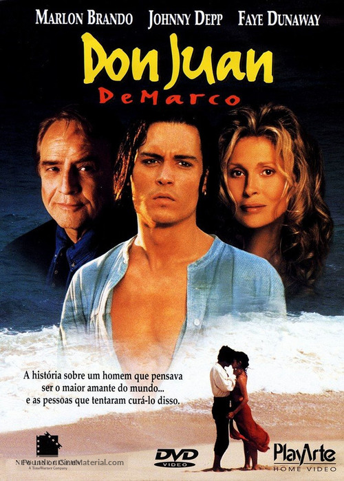 Don Juan DeMarco - Brazilian DVD movie cover