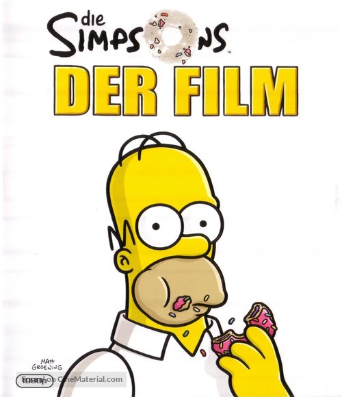 The Simpsons Movie - German Blu-Ray movie cover