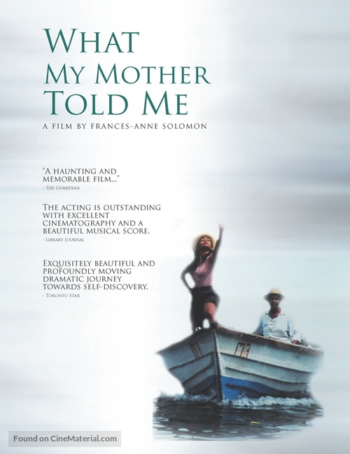 What My Mother Told Me - British Movie Poster