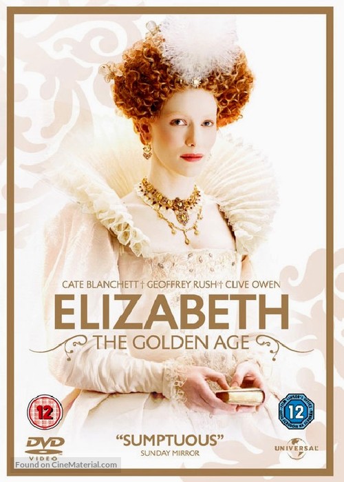 Elizabeth: The Golden Age - British DVD movie cover