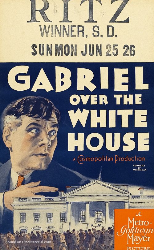 Gabriel Over the White House - Movie Poster