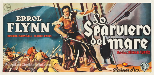 The Sea Hawk - Italian Movie Poster