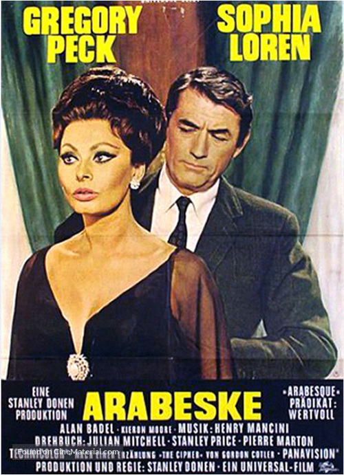 Arabesque - German Movie Poster