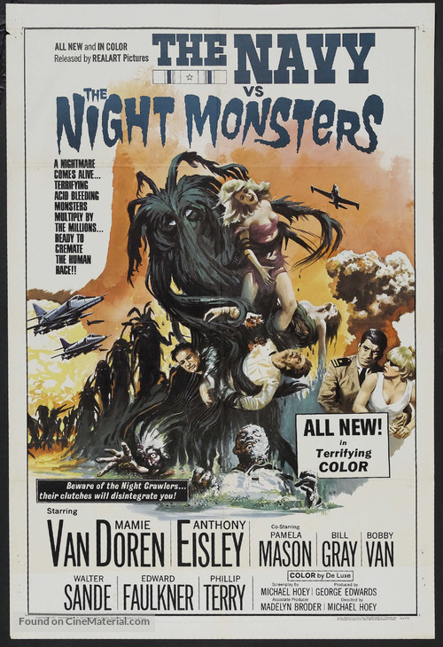 The Navy vs. the Night Monsters - Movie Poster