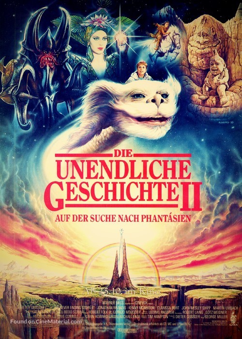 The NeverEnding Story II: The Next Chapter - German Movie Poster