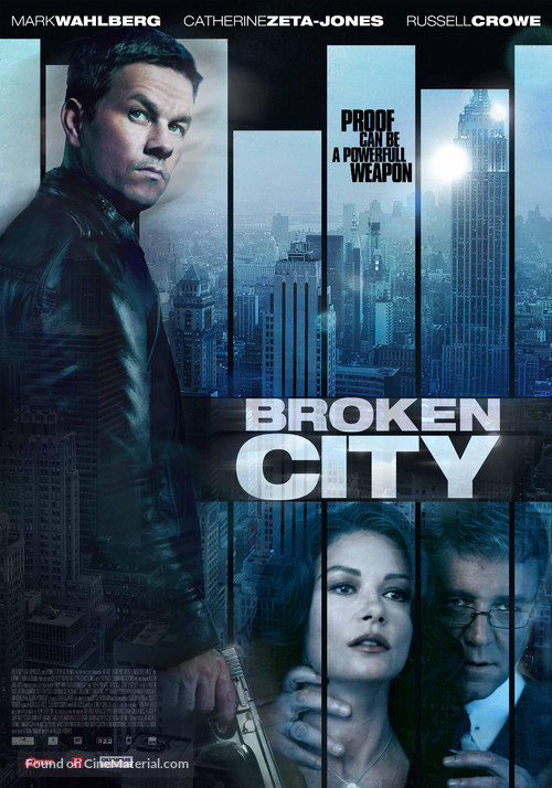 Broken City - Belgian Movie Poster