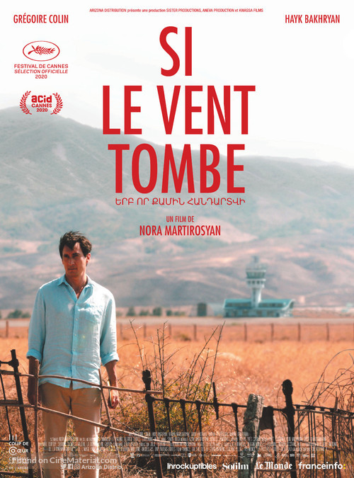 Si le vent tombe - French Movie Poster