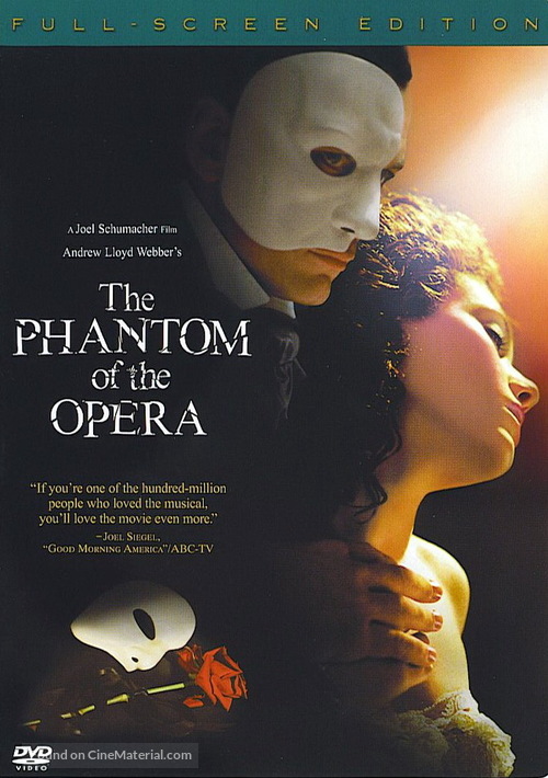 The Phantom Of The Opera - Movie Cover