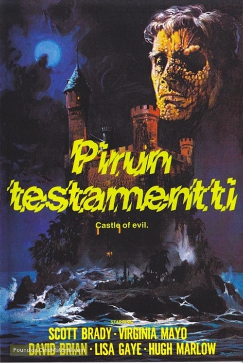 Castle of Evil - Finnish VHS movie cover