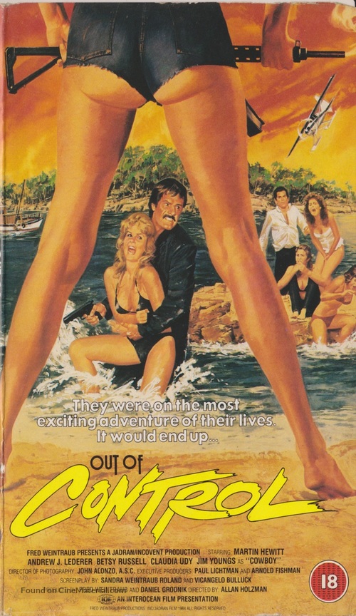 Out of Control - British VHS movie cover