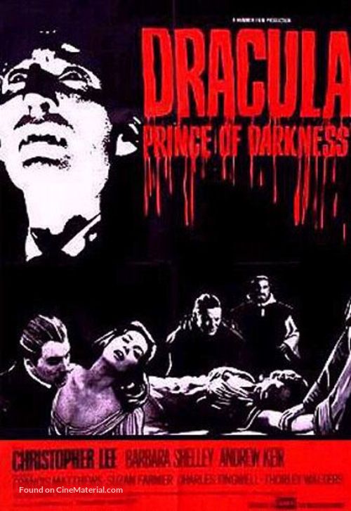 Dracula: Prince of Darkness - British Movie Poster