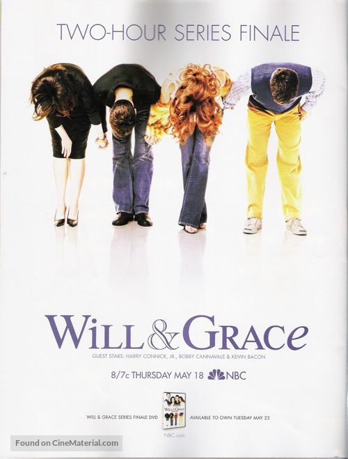 &quot;Will &amp; Grace&quot; - Video release movie poster