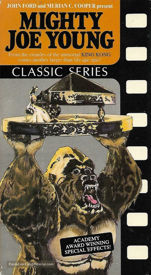 Mighty Joe Young - VHS movie cover