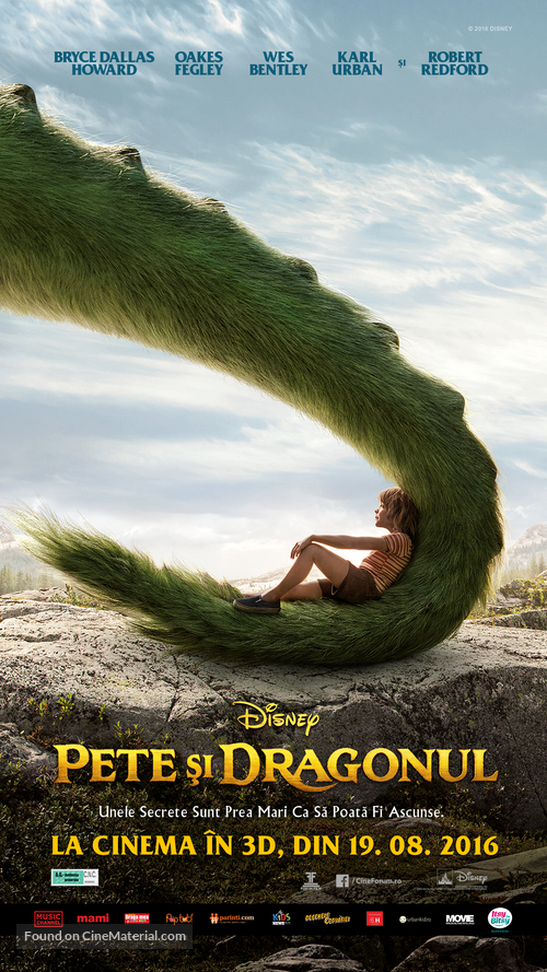 Pete&#039;s Dragon - Romanian Movie Poster