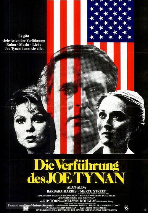 The Seduction of Joe Tynan - German Movie Poster