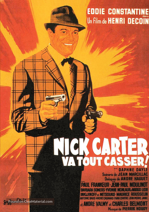 Nick Carter va tout casser - French Movie Poster