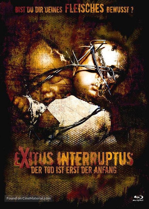 Exitus interruptus - Der Tod ist erst der Anfang - German Blu-Ray movie cover