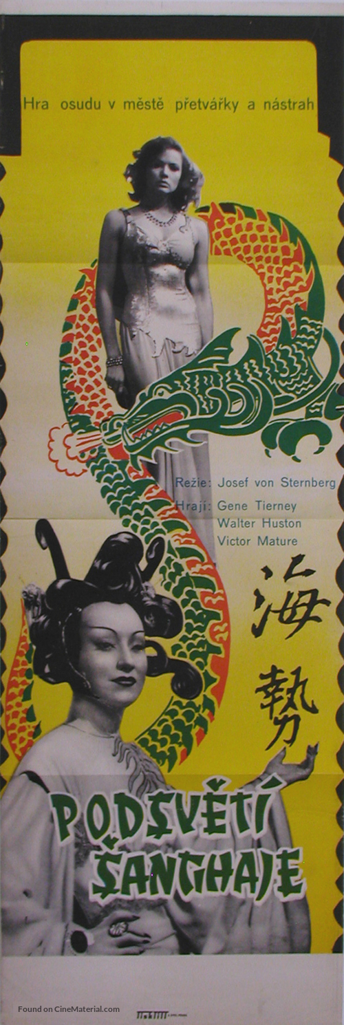 The Shanghai Gesture - Czech Movie Poster