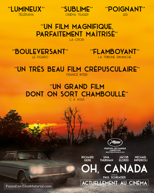 Oh, Canada - French Movie Poster