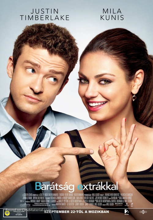 Friends with Benefits - Hungarian Movie Poster