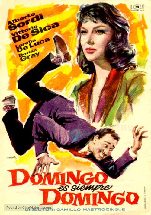 Domenica &egrave; sempre domenica - Spanish Movie Poster