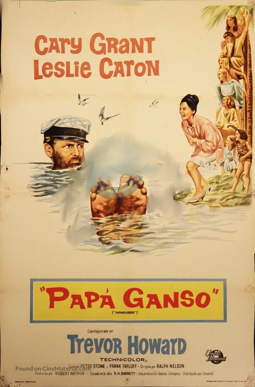 Father Goose - Argentinian Movie Poster