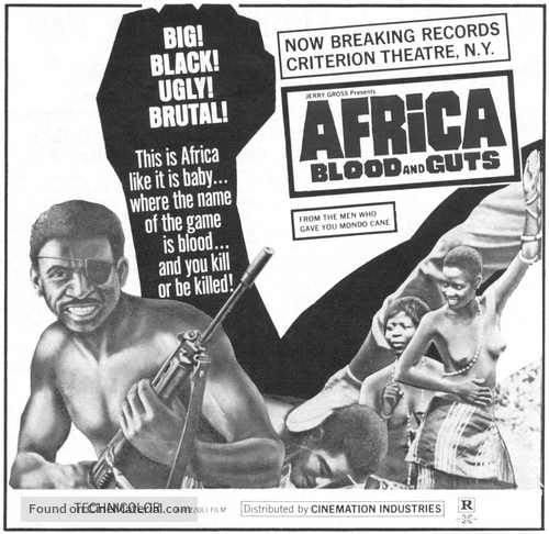 Africa addio - poster