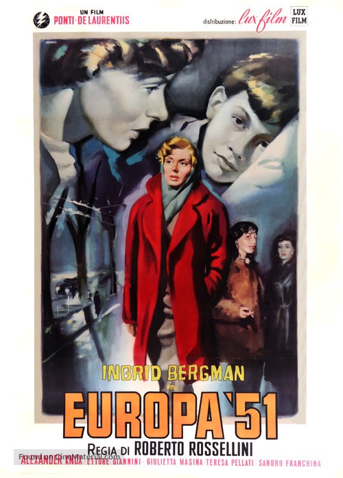 Europa &#039;51 - Italian Movie Poster