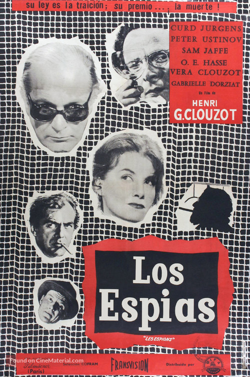 Les espions - Argentinian Movie Poster