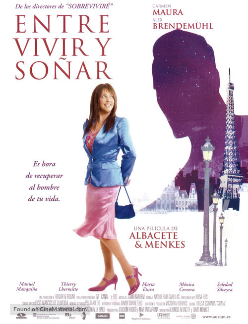 Entre vivir y so&ntilde;ar - Spanish Movie Poster