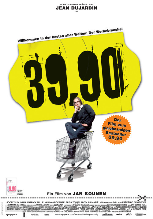 99 francs - German Movie Poster