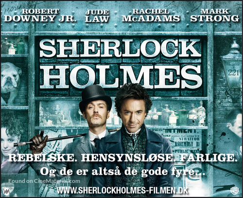 Sherlock Holmes - Danish poster