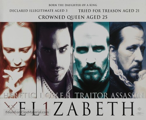 Elizabeth - British Movie Poster