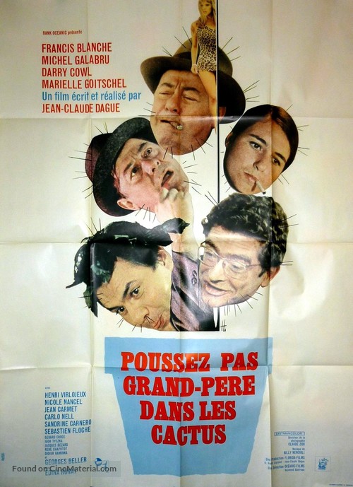 Poussez pas grand-p&egrave;re dans les cactus - French Movie Poster