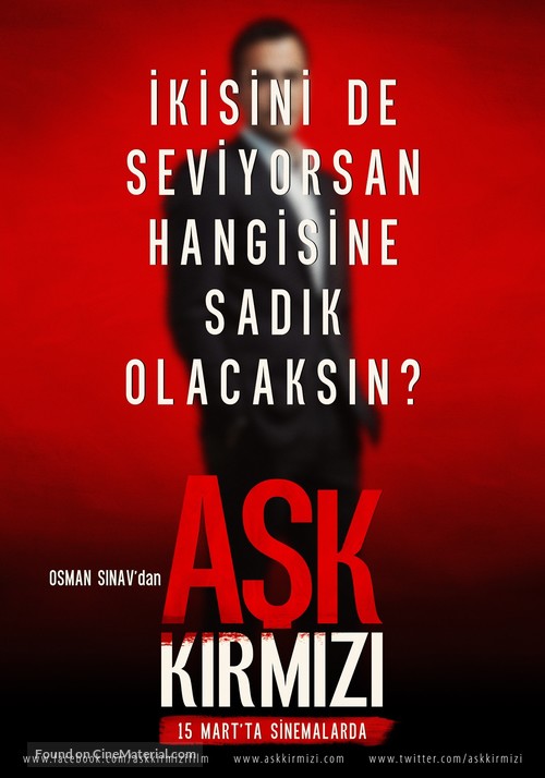 Ask Kirmizi - Turkish Movie Poster