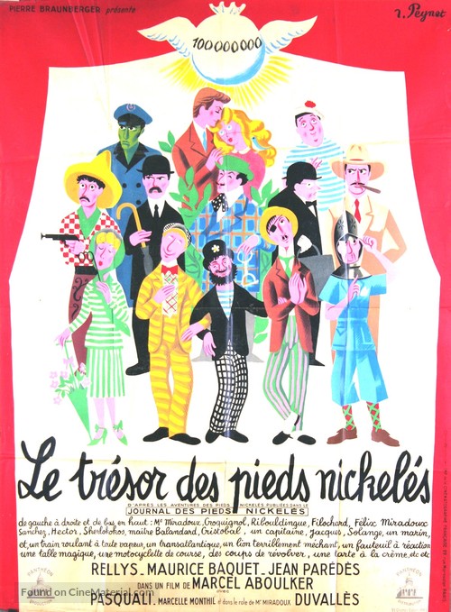 Le tr&eacute;sor des Pieds-Nickel&eacute;s - French Movie Poster