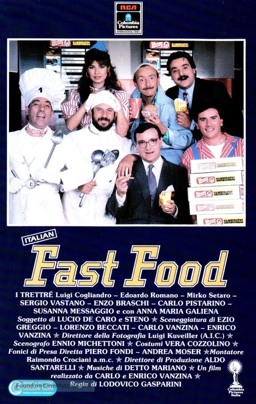 Italian Fast Food - Italian Movie Cover