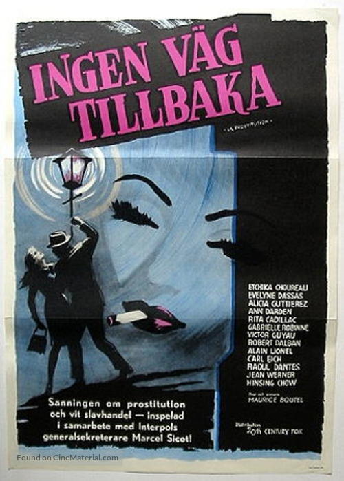 La prostitution - Swedish Movie Poster