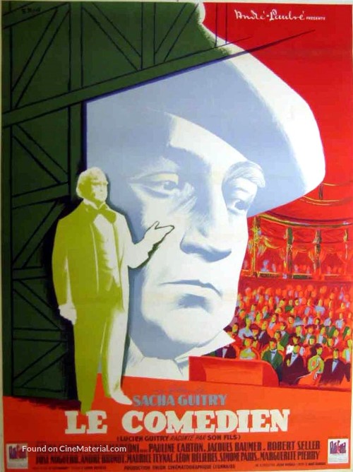 Le com&eacute;dien - French Movie Poster