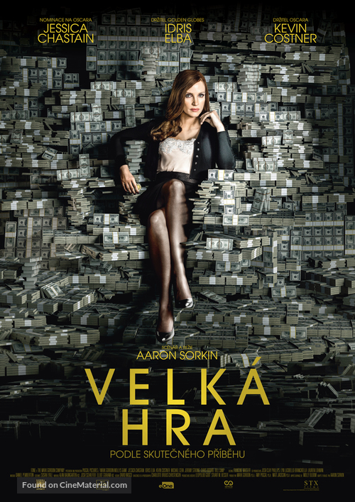 Molly&#039;s Game - Czech Movie Poster
