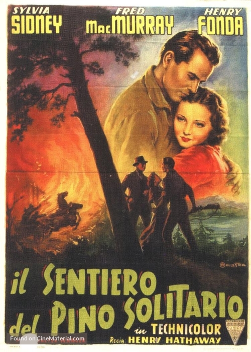 The Trail of the Lonesome Pine - Italian Movie Poster